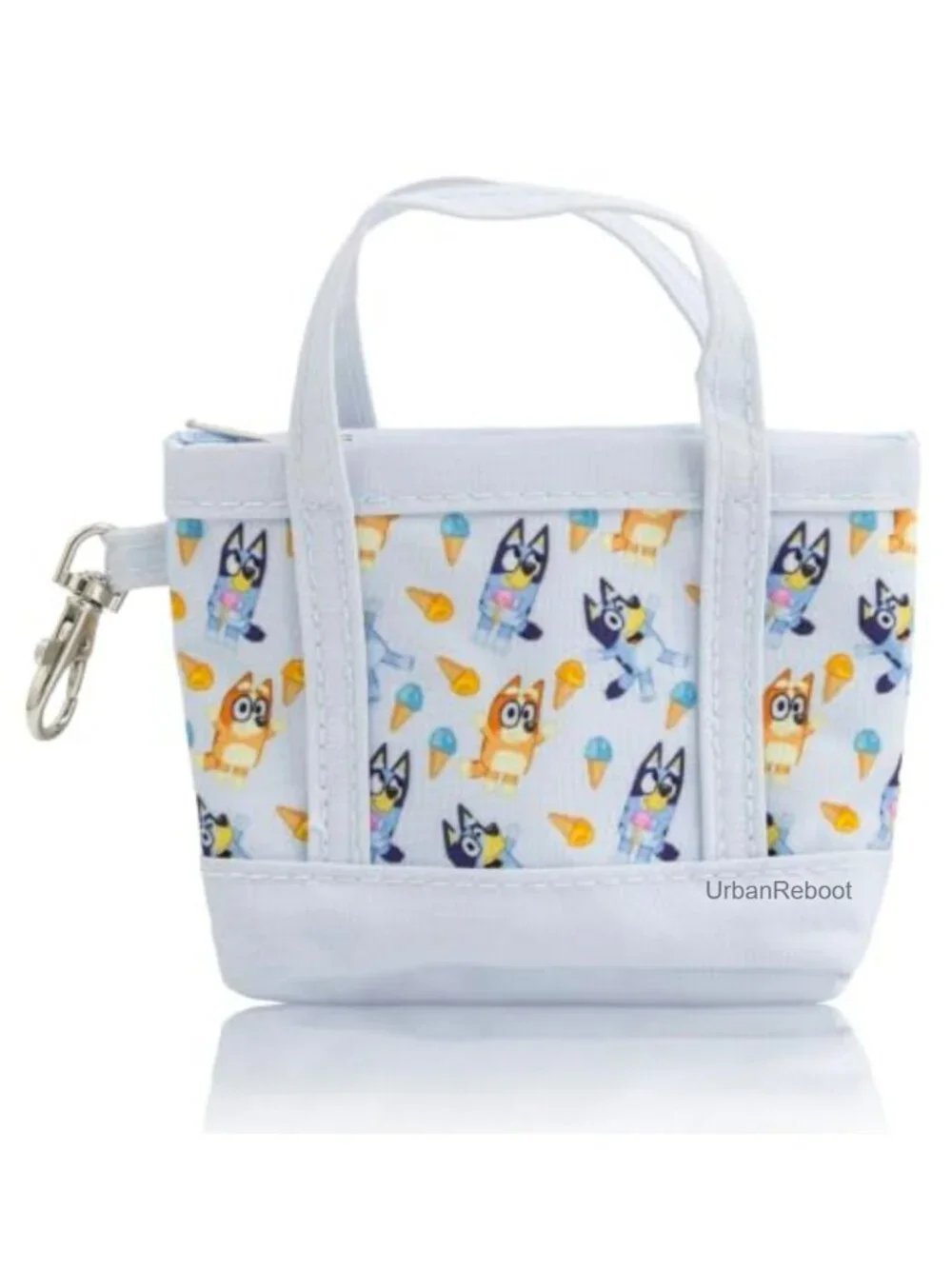 Bluey Micro Mini Tote Coin Purse Bag Charm Keychain Officially Licensed 3.5in